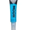 Moon Glow Neon UV Face & Body Paint With Brush Applicator - Intense Blue (15ml) 1 Moon Glow Neon UV Face & Body Paint With Brush Applicator - Intense Blue (15ml) -Face Painting Supplies Store 0023000 moon glow neon uv face body paint with brush applicator intense blue 15ml