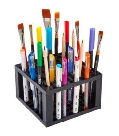 King Art Artist's Organizer - 96 Hole Plastic Brush Holder #903 12 King Art Artist's Organizer - 96 Hole Plastic Brush Holder #903 -Face Painting Supplies Store 0023144 king art artists organizer 96 hole plastic brush holder 903
