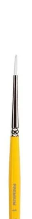 KingArt 7950 Round White Nylon Brush - #1