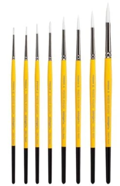 KingArt 7950 Round White Nylon Brush - #4 9 KingArt 7950 Round White Nylon Brush - #4 -Face Painting Supplies Store 0023194 kingart 7950 round white nylon brush 4