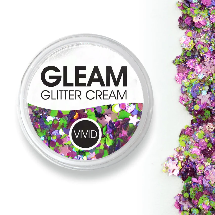 Vivid Glitter Cream - Gleam Maui UV (25g) 3 Vivid Glitter Cream - Gleam Maui UV (25g)
