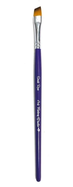Art Factory Studio Brush - Angle - 3/8" (Small Rose) -Face Painting Supplies Store 0023308 art factory studio brush angle 38 small rose