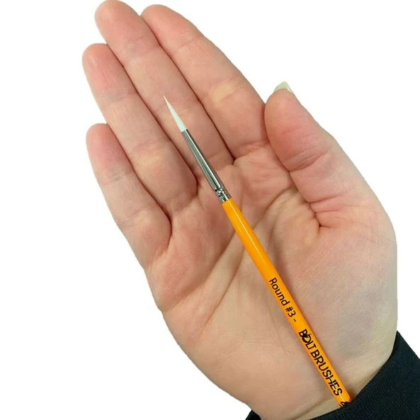 BOLT | Face Painting Brushes By Jest Paint - Firm Round #3 5 BOLT | Face Painting Brushes By Jest Paint - Firm Round #3 - Image 3