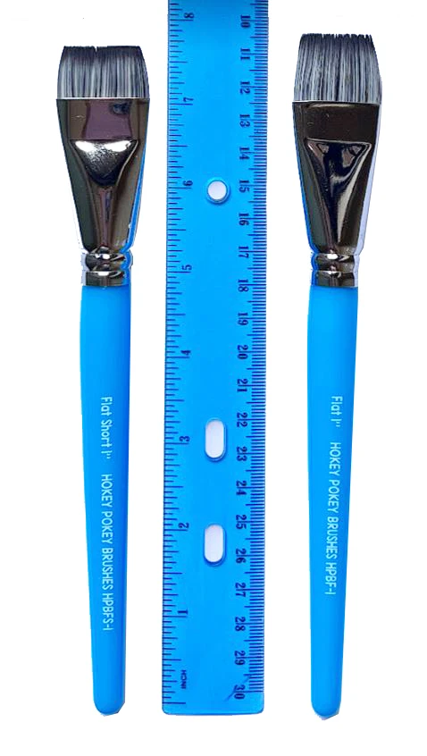 Hokey Pokey Brushes - Flat 1" - HPBF-1 4 Hokey Pokey Brushes - Flat 1" - HPBF-1 - Image 2