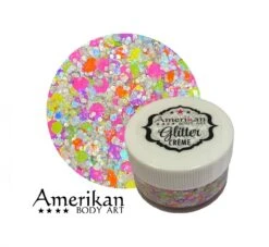Amerikan Body Art Chunky Glitter Creme - Orion UV (15 Gr)