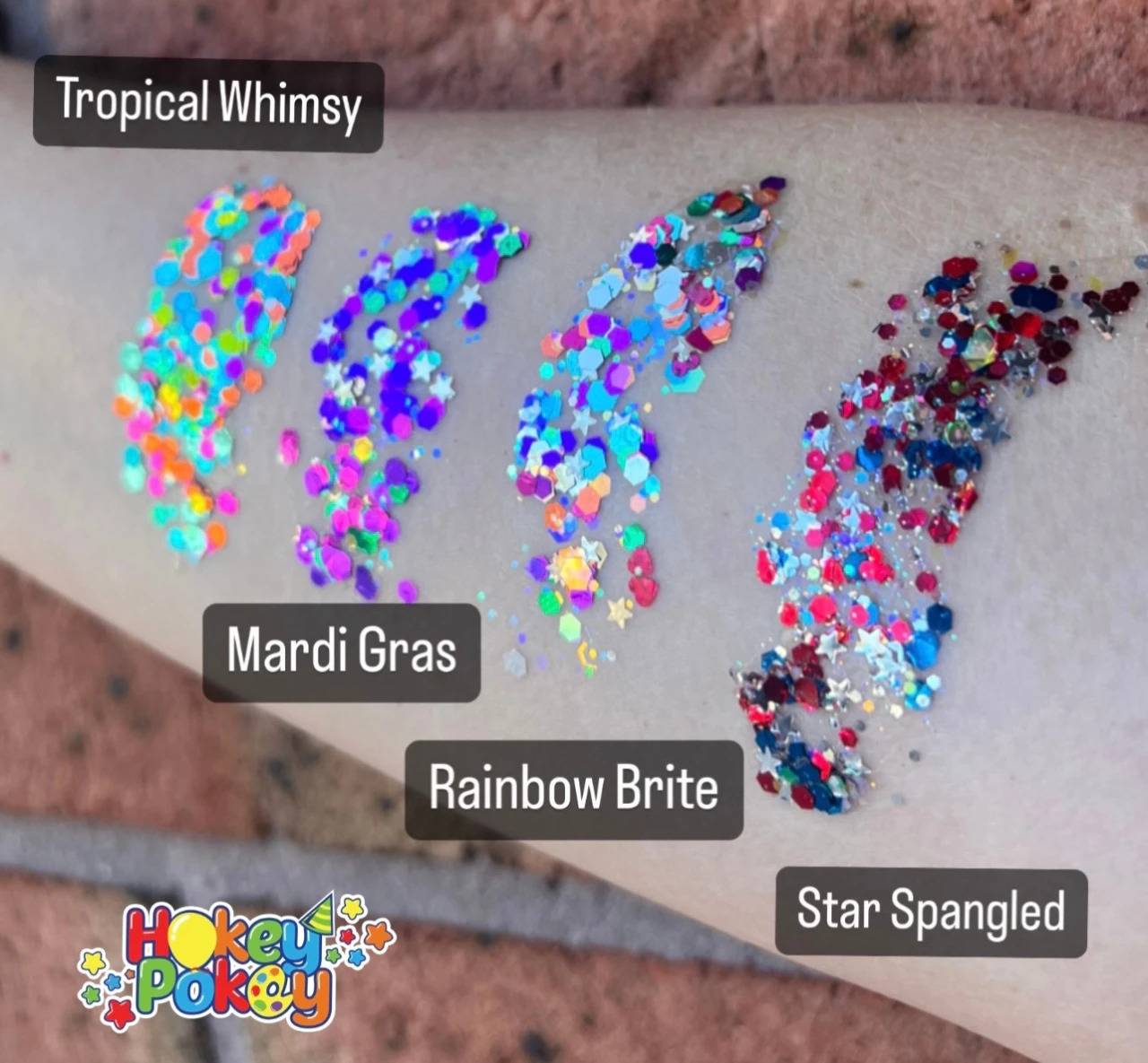 Pixie Paint Glitter Gel - Star Spangled - 1oz (30ml) 4 Pixie Paint Glitter Gel - Star Spangled - 1oz (30ml) - Image 2