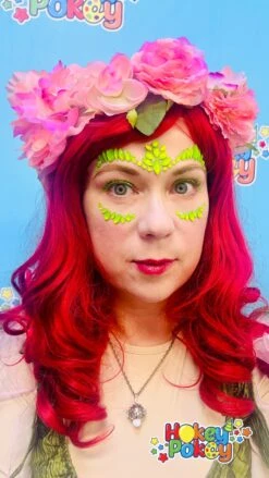 Moon Glow Neon UV Face Jewels - Intense Green -Face Painting Supplies Store 0024834 moon glow neon uv face jewels intense green