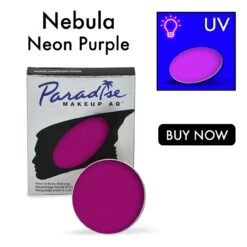 Mehron Paradise Neon UV Purple Face Paint - Nebula (7g)