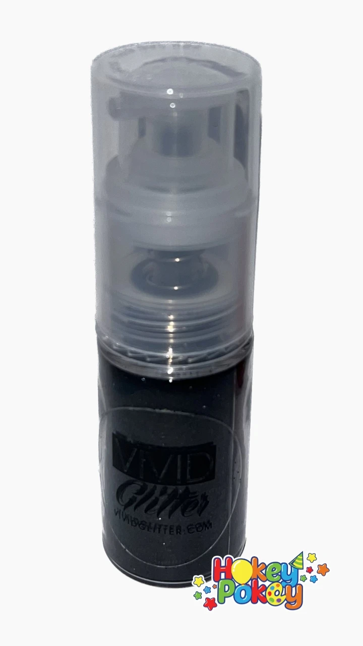 Vivid Glitter Fine Mist Pump Spray - Midnight Black Metallic (14ml) 3 Vivid Glitter Fine Mist Pump Spray - Midnight Black Metallic (14ml)