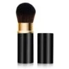 Retractable Makeup Brush - Black (1pc) -Face Painting Supplies Store 0025378 retractable makeup brush black 1pc