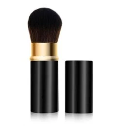 Retractable Makeup Brush - Black (1pc)