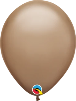 Qualatex 11" Round - Mocha Brown Balloons (100/bag)