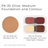 Ben Nye Personal Creme Kit Olive - Medium PK35 2 Ben Nye Personal Creme Kit Olive - Medium PK35 -Face Painting Supplies Store 0025995 ben nye personal creme kit olive medium pk35