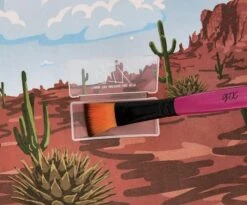 GTX Hinged One Stroke Box - EMPTY CONTAINER - 0.94" X 2.13" -Face Painting Supplies Store 0026492 gtx hinged one stroke box empty container 094 x 213