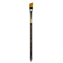 King Art Original Gold 9400 Premium Golden Taklon Angular Shader Brush - 1/2''
