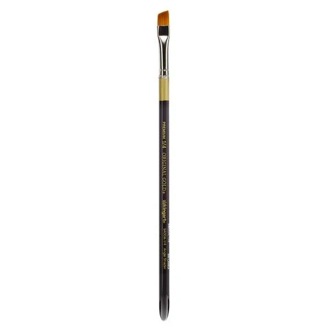 King Art Original Gold 9400 Premium Golden Taklon Angular Shader Brush - 1/4'' 3 King Art Original Gold 9400 Premium Golden Taklon Angular Shader Brush - 1/4''