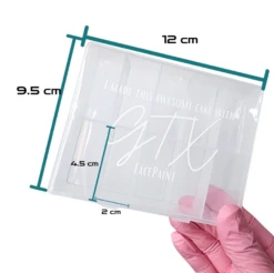GTX Plastic Transparent Box With 10 Compartments - 4.72" X 3.94"