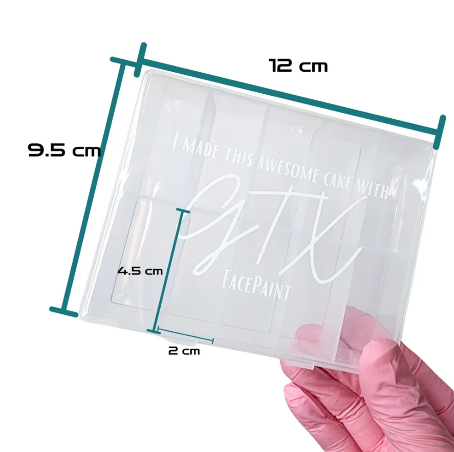 GTX Plastic Transparent Box With 10 Compartments - 4.72" X 3.94" 3 GTX Plastic Transparent Box With 10 Compartments - 4.72" X 3.94"